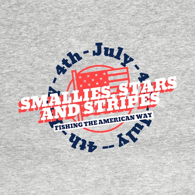 Smallies, Stars, and Stripes: Fishing the American Way on the 4th of July by lildoodleTees